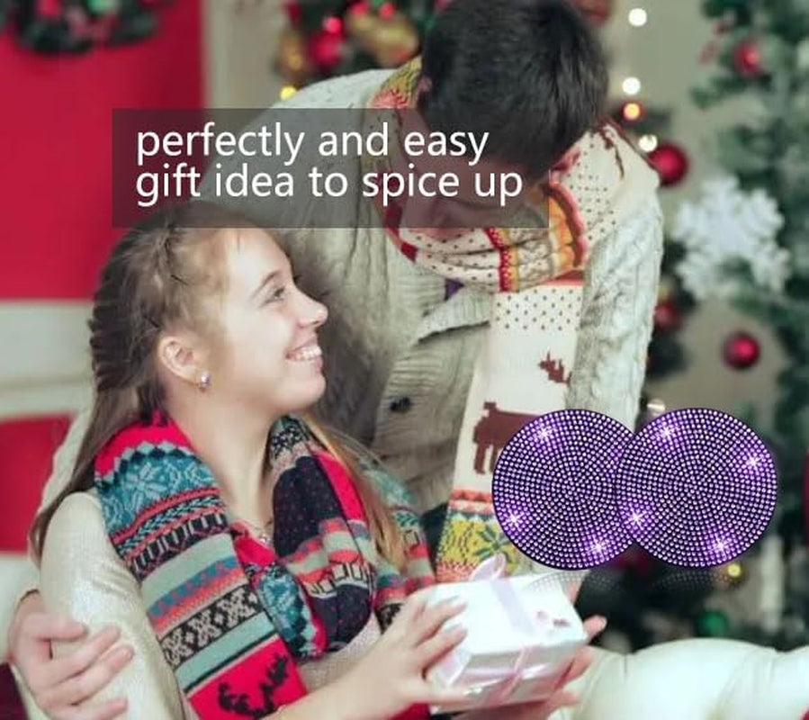 2Pcs Bling Car Cup Holder Coaster, 2.75 Inch Anti-Slip Shockproof Universal Car Coasters Insert Bling Crystal Rhinestone Automotive Interior Accessories for Women (2 Pcs, Purple Violet)