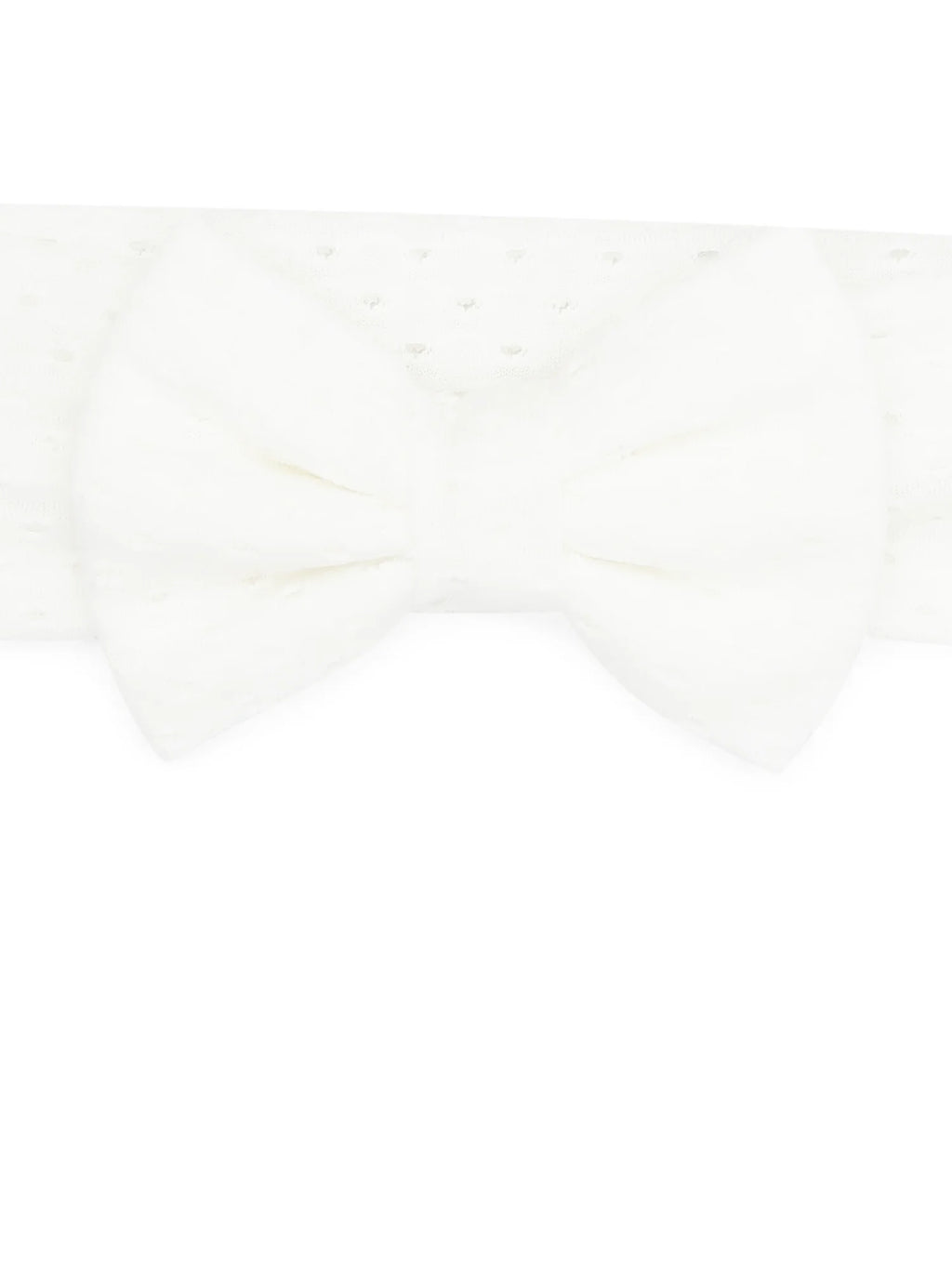 Newborn and Baby Girls Eyelet Bow Head Wrap