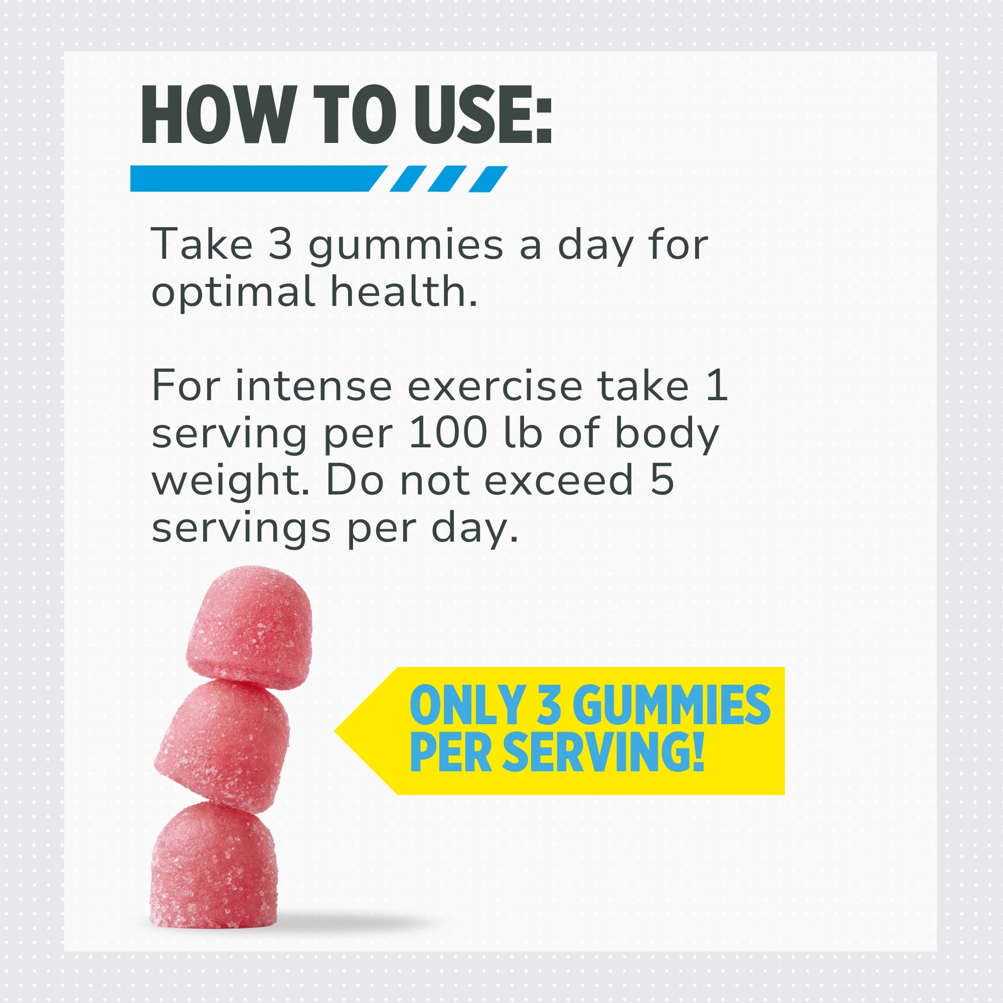 Creatine Hcl Gummies, Sour Berry Zing Flavor, Supports Muscle & Brain Health, 60 Count