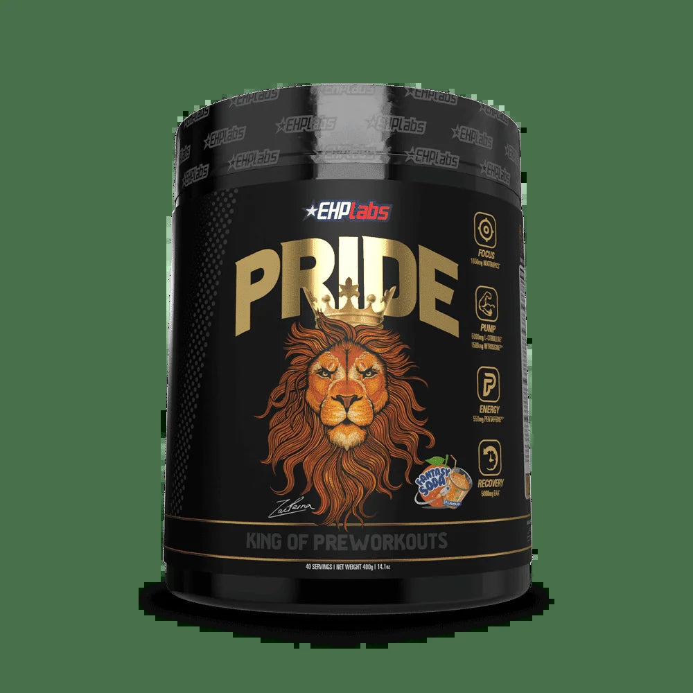 Pride Pre Workout Powder Energy Supplement - Sugar Free Preworkout for Men & Women, Energy Powder Boost Drink with BCAA - 280Mg of Caffeine - Fantasy Soda (40 Servings)
