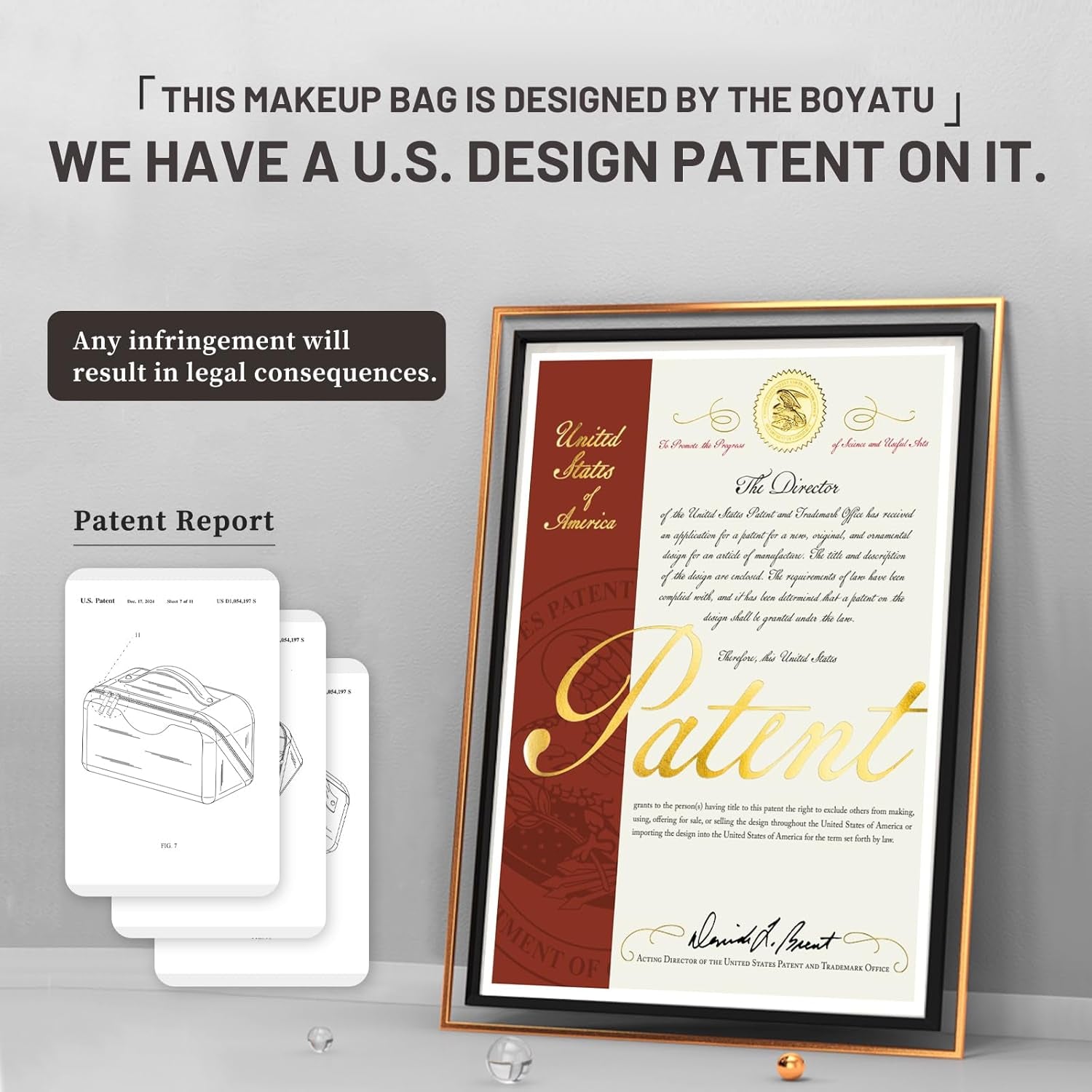 Travel Makeup Bags Cosmetic Organizer Bag: 3-Set Large Capacity Make up Bag - PU Leather Toiletry Bags for Women - Wide Open Portable Pouch with Divider & Handle (01-Light Blue)