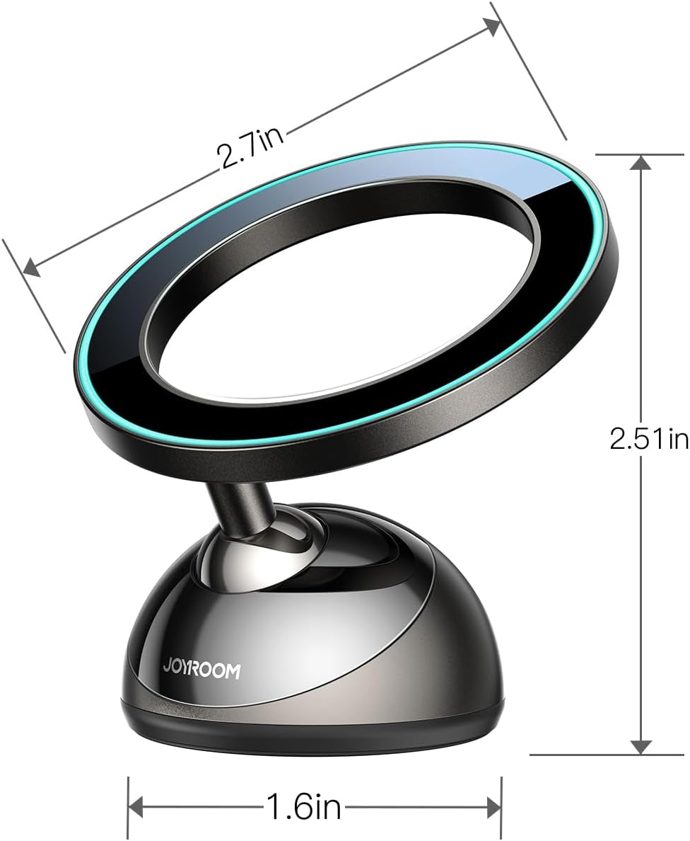 for Magsafe Car Mount, All-Metal Magnetic Phone Holder for Car, [Stronger Magnet] Car Magnet Phone Mount for Dash, Fit for Iphone 16 15 14 13 12