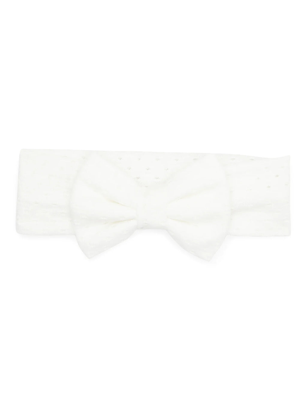 Newborn and Baby Girls Eyelet Bow Head Wrap