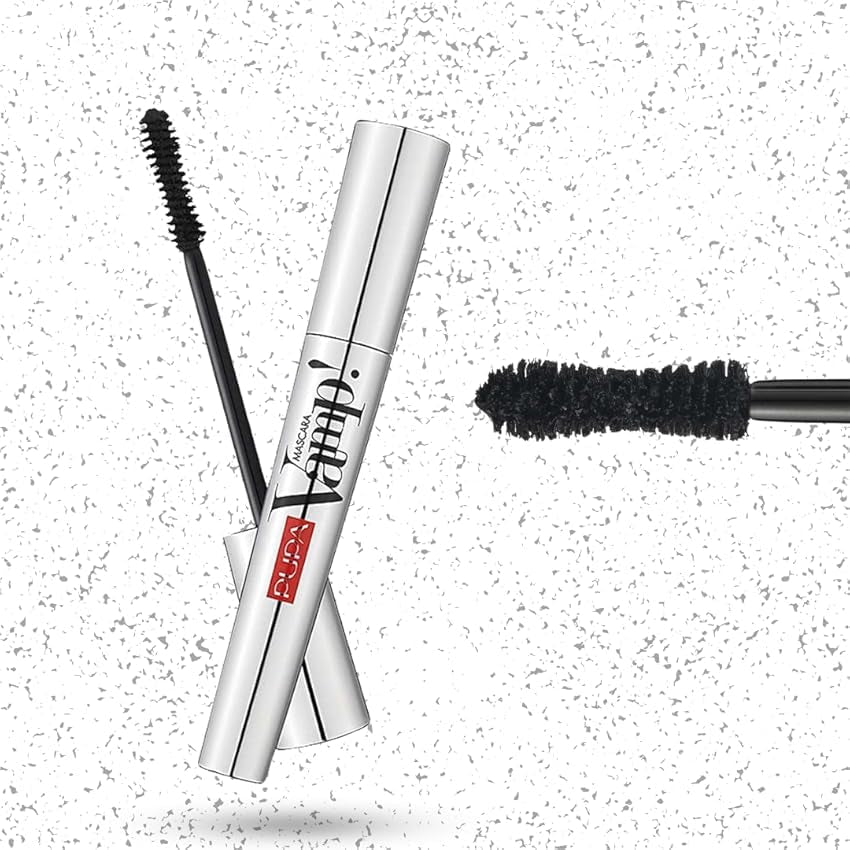 Vamp! Exceptional Volumizing & Lengthening Mascara for Women - Defining, Curling Lifted Eyelashes for Length -Long Lasting Smudge Proof Makeup - Hypoallergenic Formula -100 Black, 0.183 Oz
