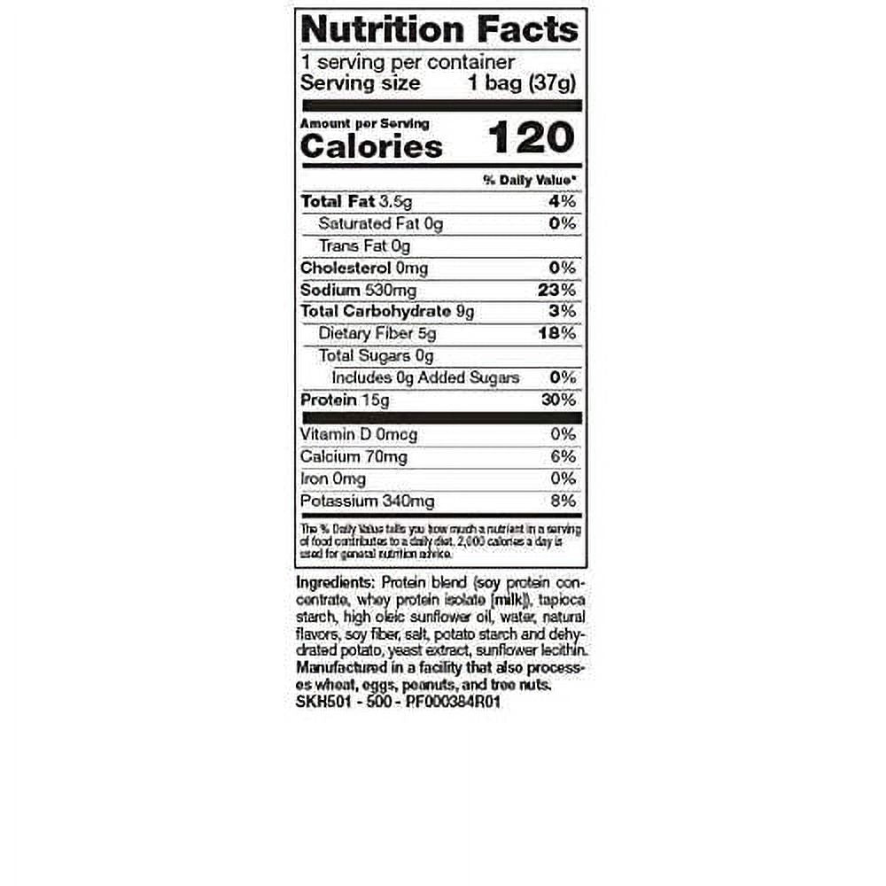 High Protein Ranch Snack Chips, 15G Protein, 7 Bags