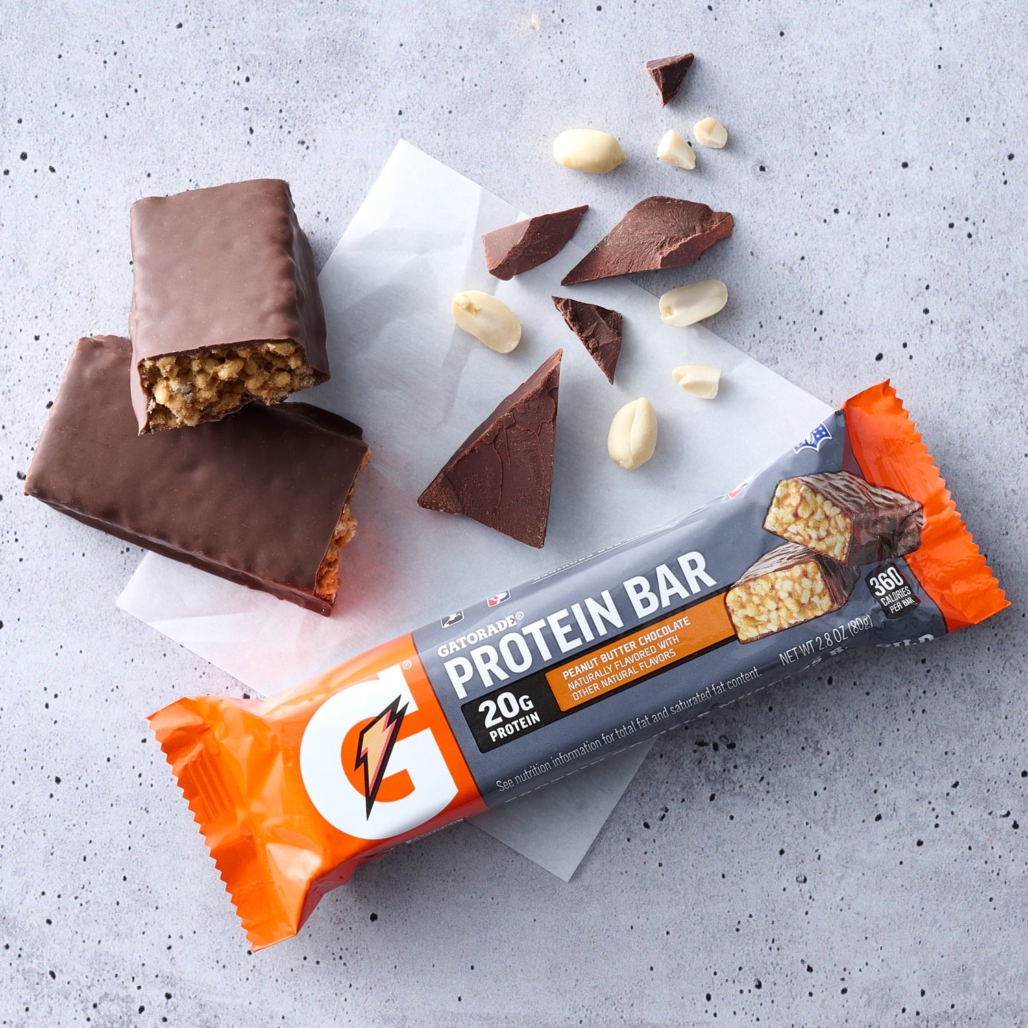 Protein Bars, Peanut Butter Chocolate, 20G Protein, 6 Bars