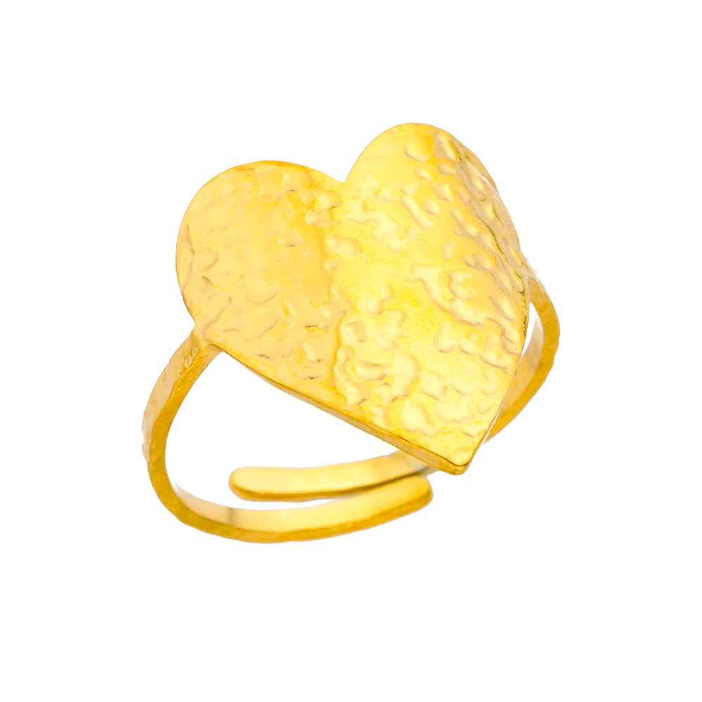 316L Stainless Steel Rings for Women Gold Color Never Fade Luxury Classic Rings Adjustable Rock Ring Aesthetic Jewelry Gift