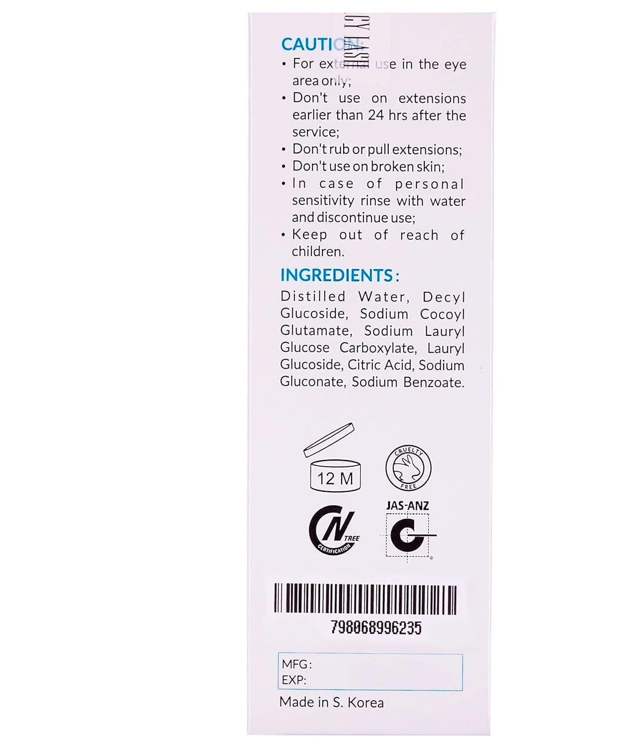 Shampoo 100Ml Cleaning Kit of Eye Makeup Remover (Foam Cleanser) & Shampoo Brush & Mascara Brush Bundle with Eyelash Serum 5Ml for Lash Growth and Thickness