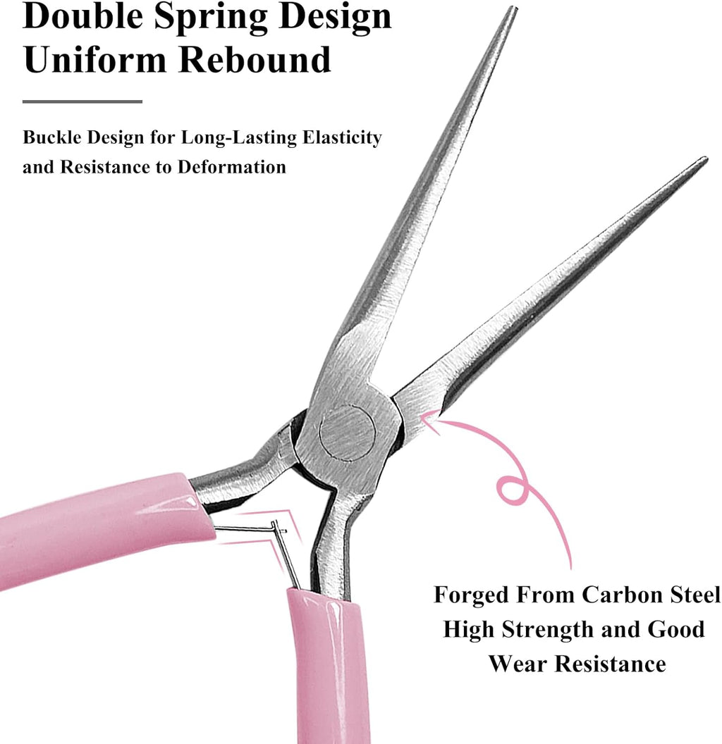 Acrylic UV Gel Tips Sculpture Tweezers Clip Nail Pincher Nipper Nail Form Kit Set, Stainless Steel Nail Shaping Tweezers C Curve Nail Art Tools for Manicure, Pedicure(Hj-Nat246)