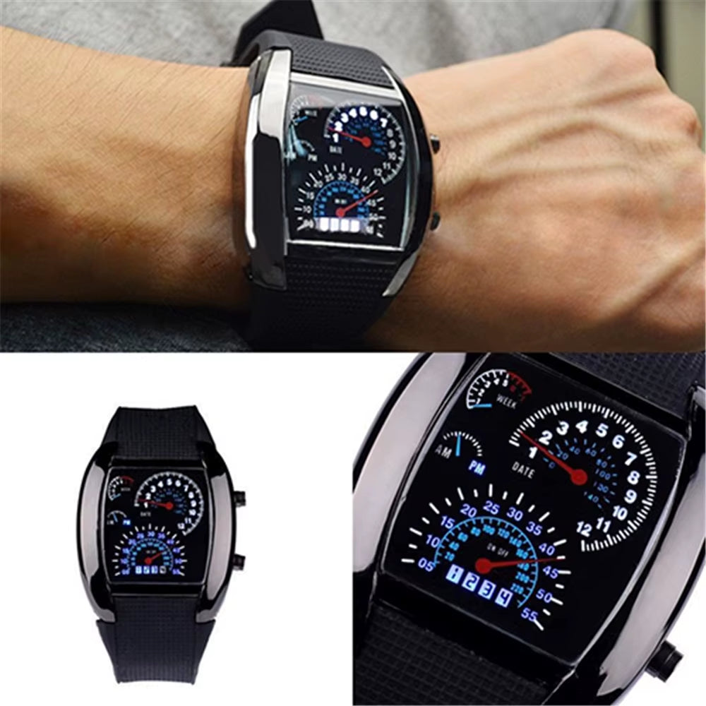 LED Men'S Watches Fashionable Watches Sports Watches Ideal Gifts