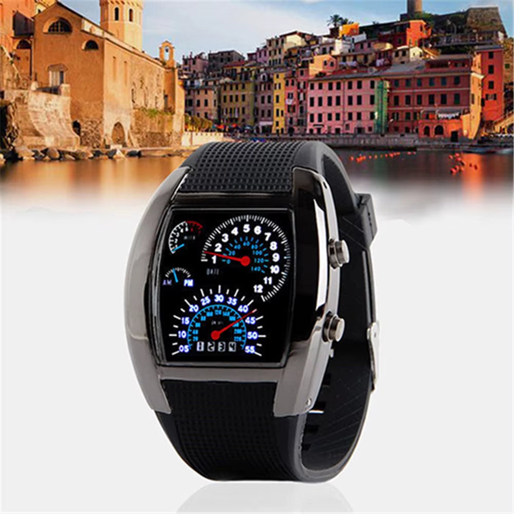 LED Men'S Watches Fashionable Watches Sports Watches Ideal Gifts