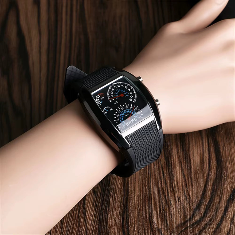 LED Men'S Watches Fashionable Watches Sports Watches Ideal Gifts