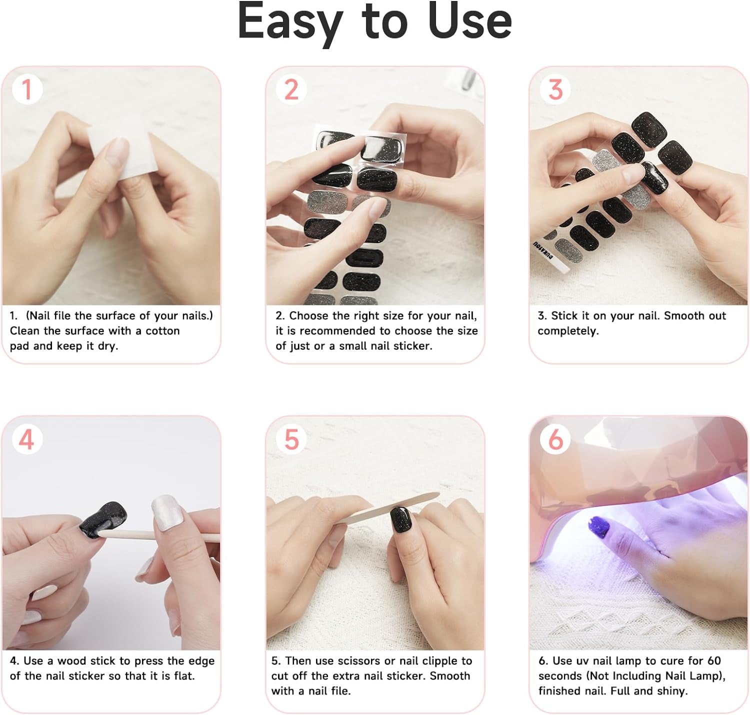 Semi Cured Gel Nail Strips, 28 Pcs Christmas Tree Snowflake Gel Nail Stickers Full Nail Wraps for Women, Long Lasting UV Light Needed, Winter Holiday